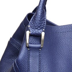 Bill Blass 'Abraham' Soft Italian Pebble Leather Tote Bag