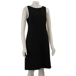 Larry Levine Women's Black/ Ivory Dress Suit