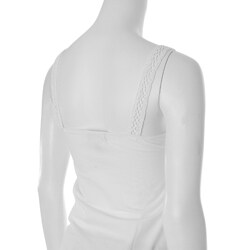 Next Era Couture Junior's Crochet Accent Tank Top