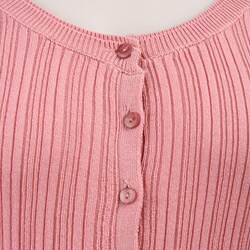 Lou Lou Women's Scoop Neck Button-front Sweater