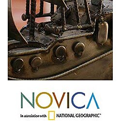Iron 'Rustic Galleon' Statuette (Mexico)