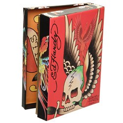 Ed Hardy Men's 'Open-mouth Tiger' Red Hip Briefs