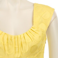 Calvin Klein Women's Tonal Dot Cap Sleeve Sundress