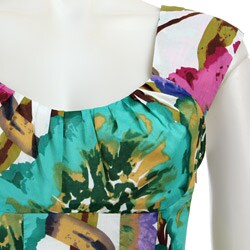 FINAL SALE Calvin Klein Women's Floral Print Cotton Dress