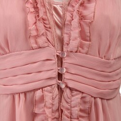 Simply Irresistible Women's Chiffon Ruffle Top Set