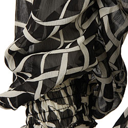 Simply Irresistible Crinkle Trellis Print Top