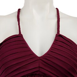 Ruby Women's V-neck Empire Dress