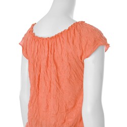 Self Esteem Junior's Banded Bottom Knit Peasant Top