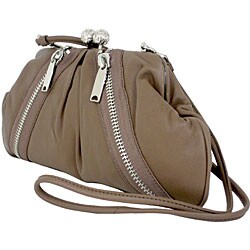 Franchi 'Mabelle' Nappa Clutch