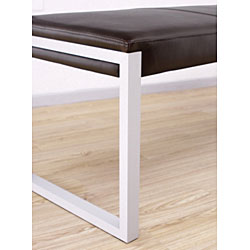 Dark Brown Manhattan Bench