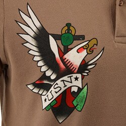 Ed Hardy Men's 'Eagle' Short-sleeve Polo Shirt