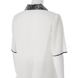 Adi Designs 2-piece Black/ White Skirt Set