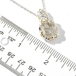 Michael Valitutti Silver Rutilated Quartz Necklace