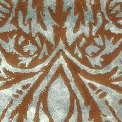 Jewel Brown/ Blue Rug (2'6 x 4'2)
