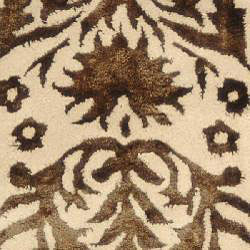 Luxury Beige/ Brown Rug (1'9 x 2'10)