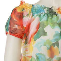 FINAL SALE Renee C. Women's Floral Print Top
