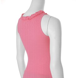 Ci Sono by Adi Junior's Ruffle and Lace Trim Tank Top