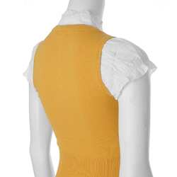 Ci Sono by Adi Junior's Layered Short-sleeve Sweater