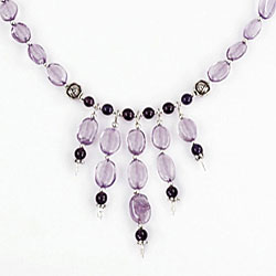 Silver Amethyst Necklace (Thailand)