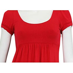 Velvet Torch Junior's Bubble Hem Babydoll Dress
