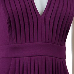 Spense Women's Pleated Sleeveless Dress 