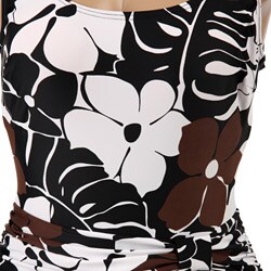 Alicia Simone Women's Gathered Waist Swimsuit