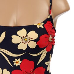 Alicia Simone Women's Floral Print Swimsuit