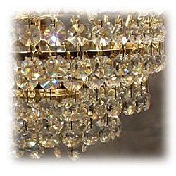 Milano Italian 4-light Gold Crystal Chandelier