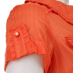 Kensie Girl Junior's Button-down Voile Blouse