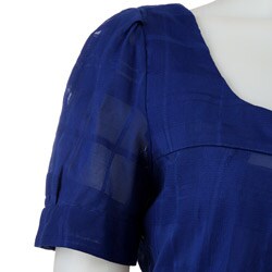 Calvin Klein Women's Square-neck Trapeze Blouse