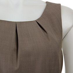 Calvin Klein Women's Belted Sleeveless Sheath Dress