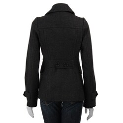 Coffee Shop Coats on Coffee Shop Women S Updated Pea Coat   Overstock Com