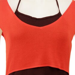 FINAL SALE Shu Shu Women's Dual Layer Tunic Dress