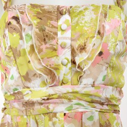 FINAL SALE Teeze Me Junior's Printed Chiffon Dress