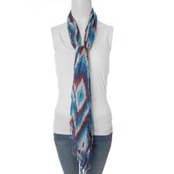 Adi Designs Diamond Print Lightweight Woven Scarf