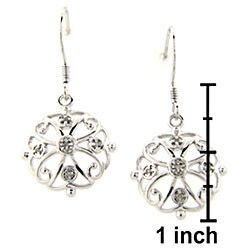 Sterling Silver 1/10ct TDW Diamond Earrings
