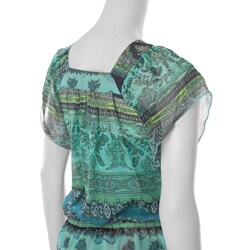 Self Esteem Brand Junior's Floral Top