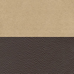 Cabo Mocha Microsuede Sectional Sofa and Ottoman