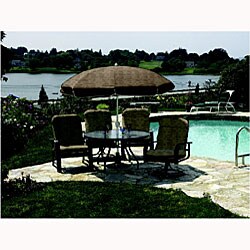 All-weather Outdoor Club Chair Cushion Limestone