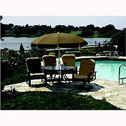 All-weather Outdoor Club Chair Cushion Brown
