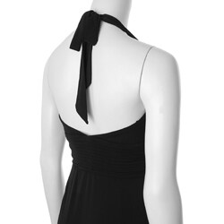 Sangria Women's Shirred Bodice High Waist Maxi Dress