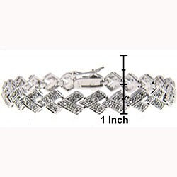 Sterling Silver 1/2ct TDW Diamond Bracelet (J-K, I3)