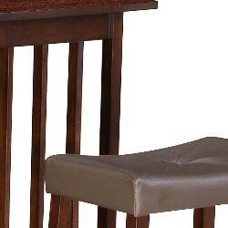 Nova Cherry 3-piece Counter-height Dining Set