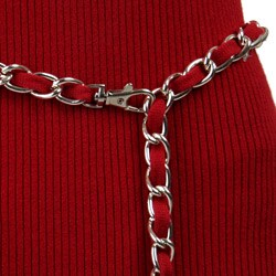 MICHAEL Michael Kors Women's Sleeveless Chain Belt Sweater