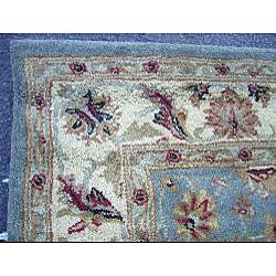 Indo Mahal Hand-tufted Light Blue/ Ivory Rug (3'3 x 5'3) 