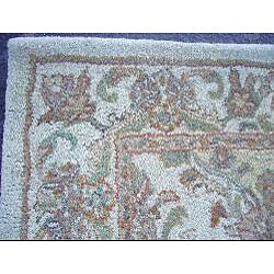Indo Tabriz Hand-tufted Beige/ Ivory (4' x 6') 