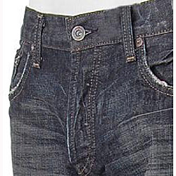 Lucky Brand Men's Slim Bootleg Distressed Jeans