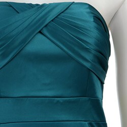 BCBGeneration Women's Wrapped Bodice Gown