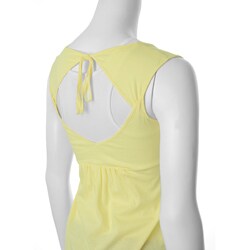 Energie Brand Junior's 2-fer Tie-back Babydoll Top