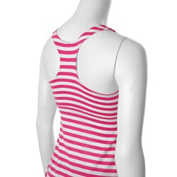 Energie Brand Junior's Striped Racerback Tank Top